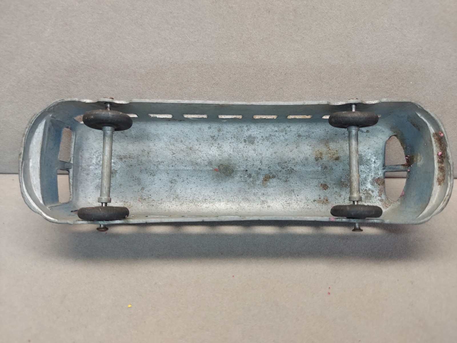 Vintage Greyhound Lines Bus Pressed Steel Toy Greyhound Bus Logo Advertising