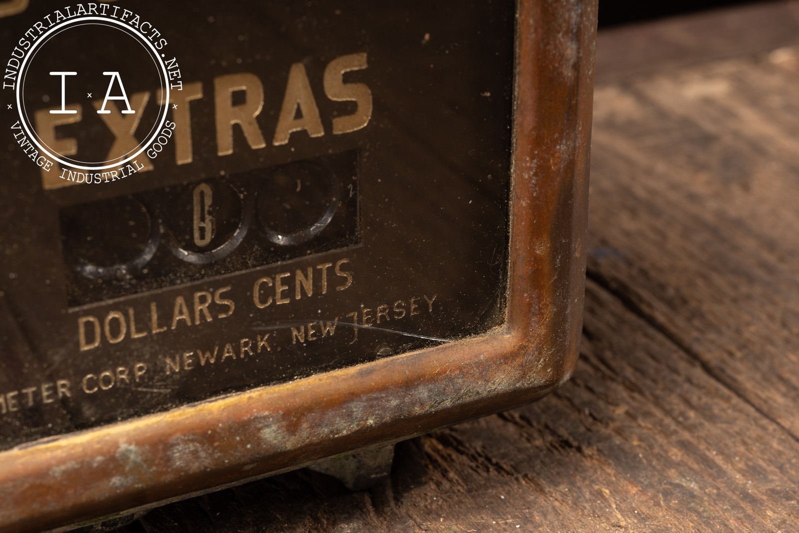 Cast Brass Taximeter Fare Register