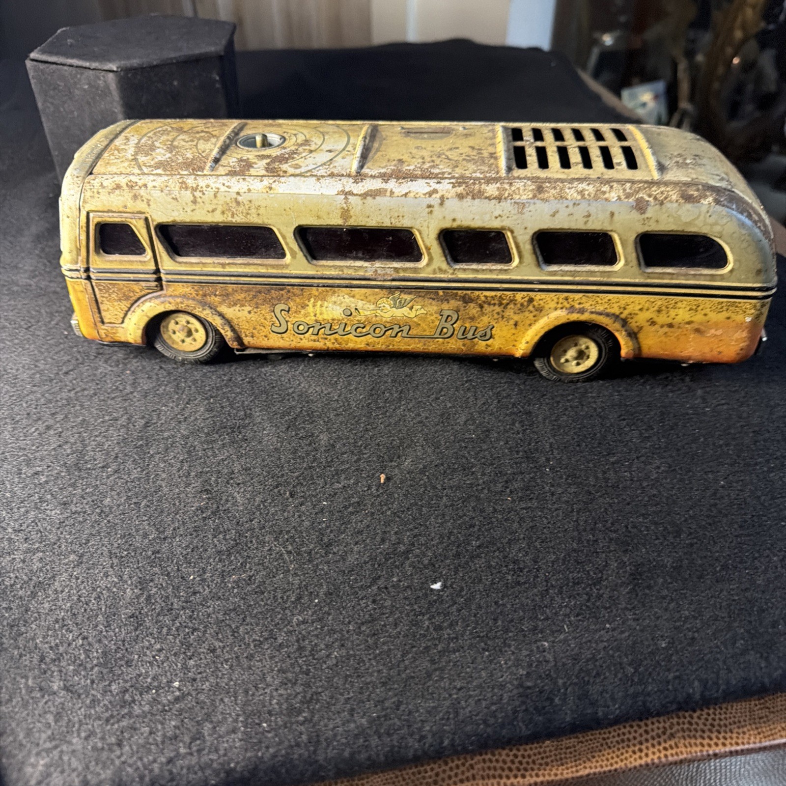 Sonicon Tin Litho Battery Operated Bus