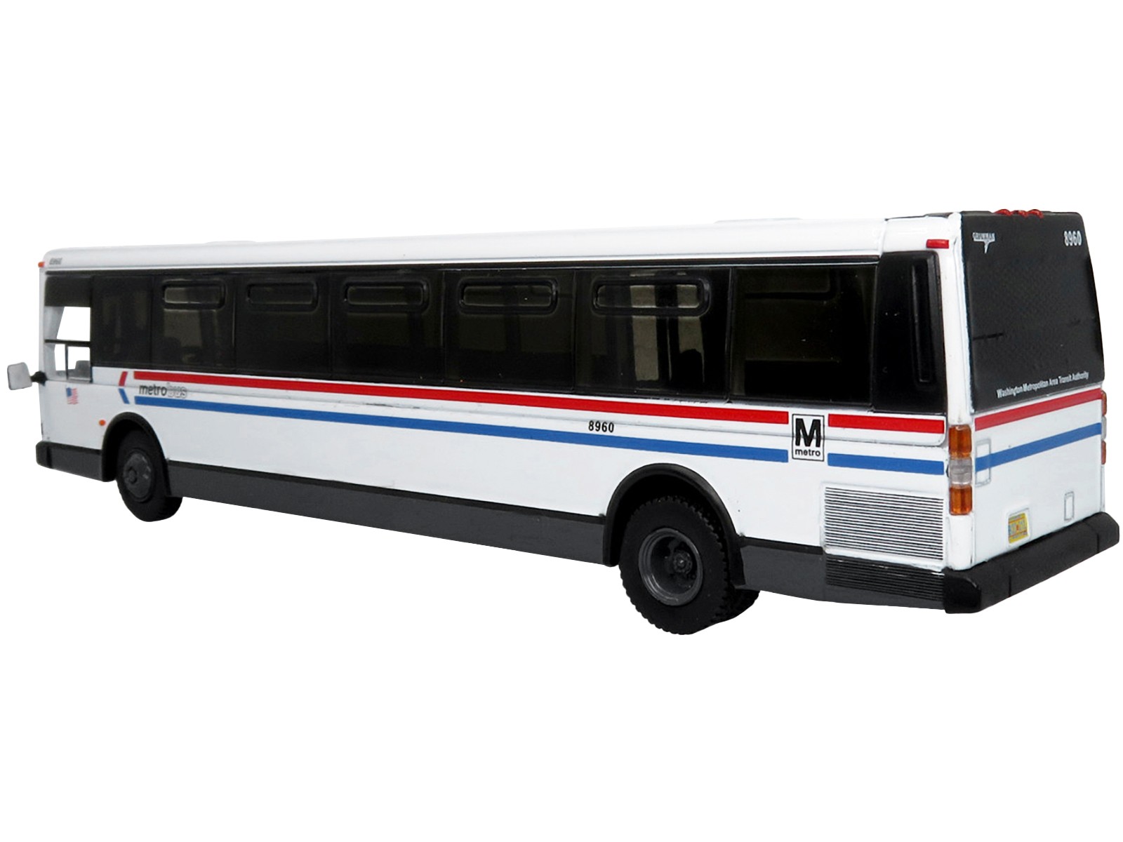 1980 Grumman 870 Advanced Design Transit Bus WMATA Metro Bus 1/87 16S Pentagon