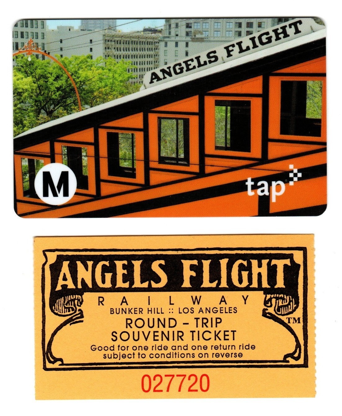 Metro TAP Card ANGELS FLIGHT 120-YEAR ANNIVERSARY Bus Subway Train Fare Card