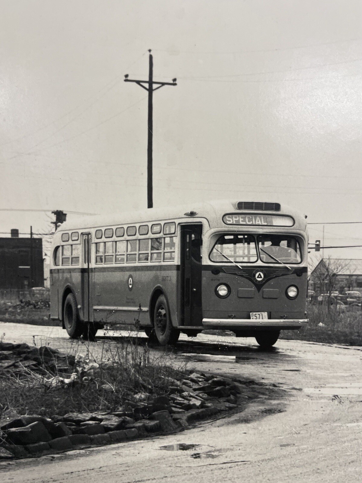 Vintage 1940s New Jersey Bus Driver Training School Promo Large Scale Photo 6/13