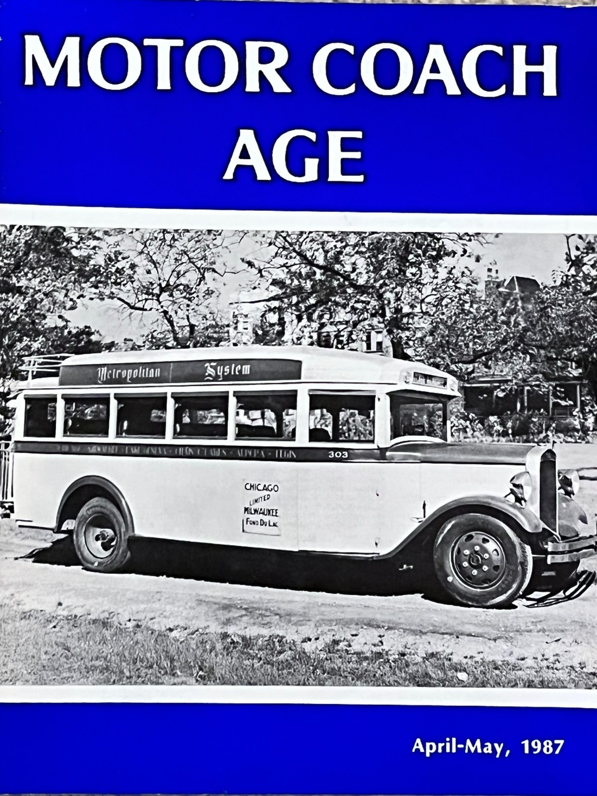 Metropolitan Motor Coach Company Marigold Line Chicago – Milwaukee History Photo