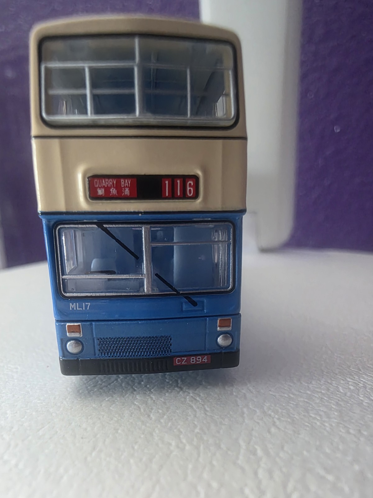 Hong Kong CMB 1980s Bus Model #116 10cm×4cm