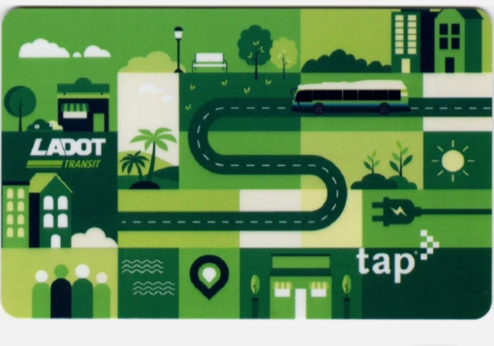 Los Angeles Metro Dash LADOT TAP Fare Card Bus Subway