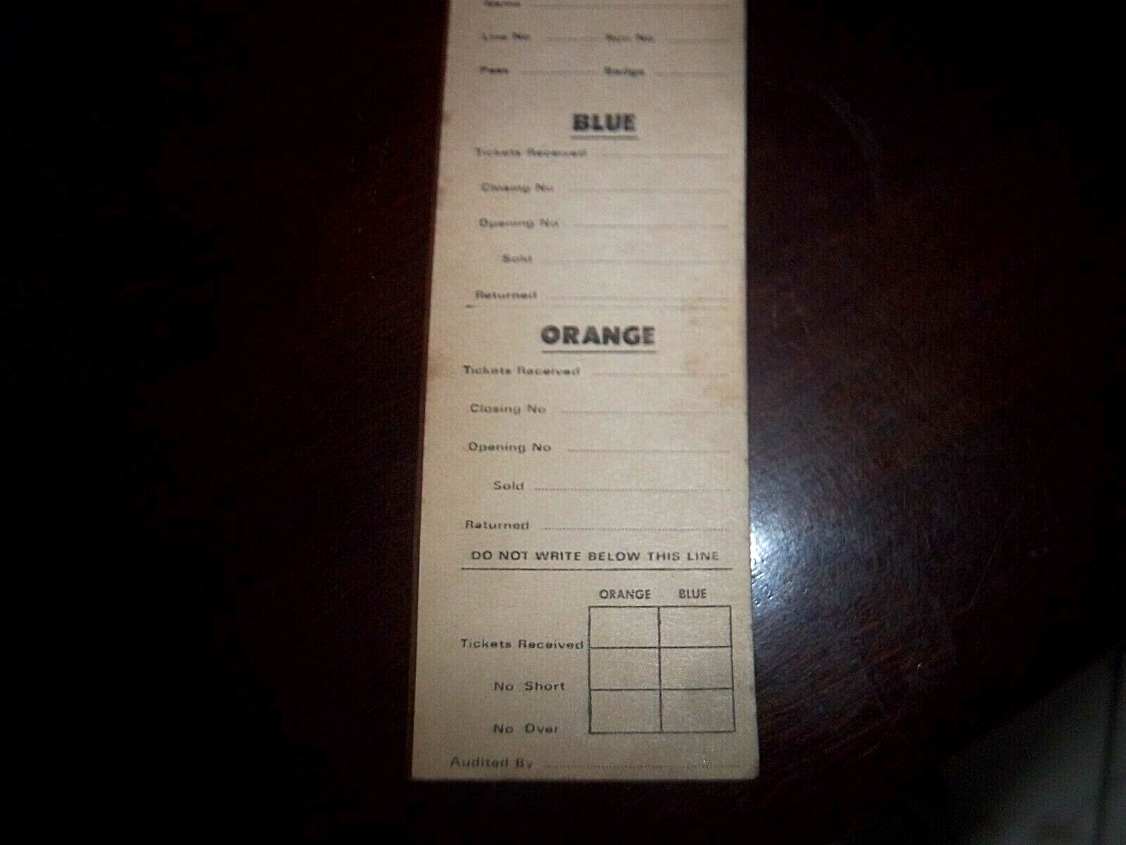 25 COMPLETE UNUSED TORN TRANSFERS NYCTA NY NYC BUS MANHATTAN BEACH BROOKLYN 1976