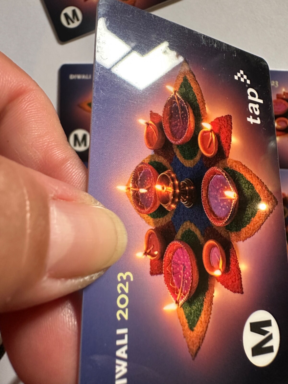 Metro TAP Card Diwali 2023 Bus Subway Transit Limited Edition Not Loadable