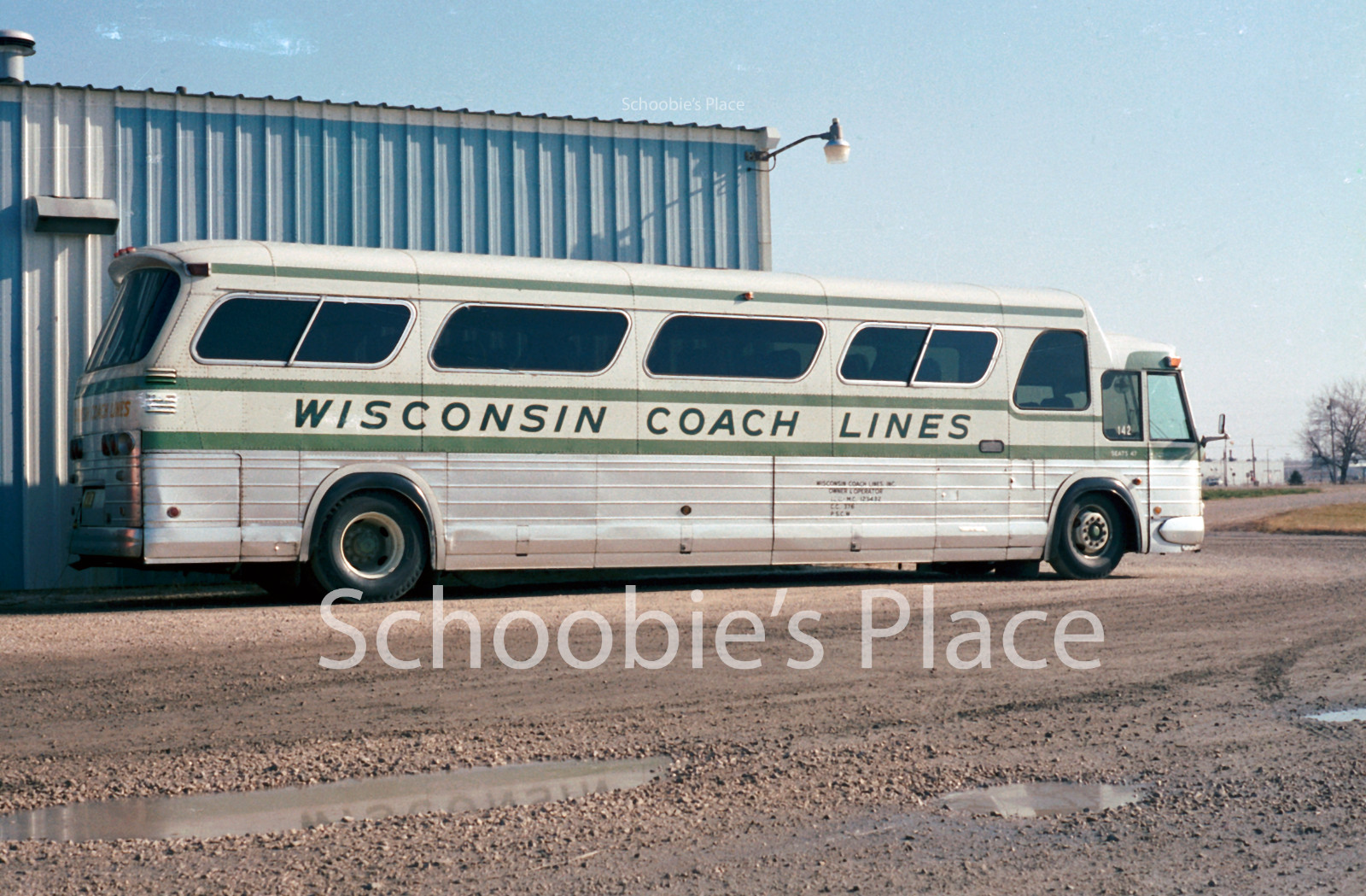 Vtg 1981 Wisconsin Coach Lines Bus (GMC 1972 P8M-4905A) 8×10 Color Photo Reprint