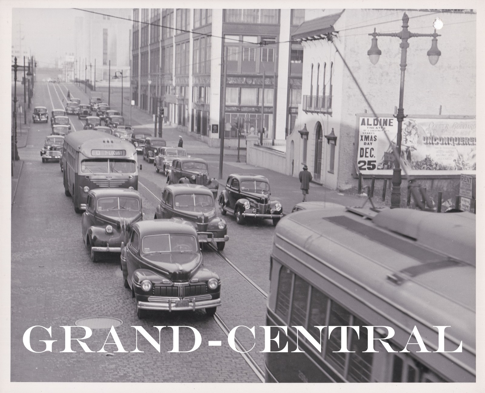 ORIGINAL PTC PHILADELPHIA TRANSPORTATION CO BUS PHOTO ROUTE 7 LOCUST PA