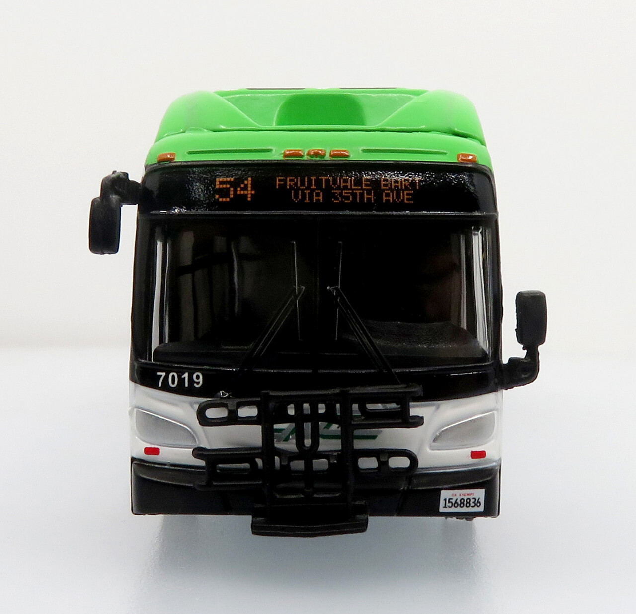 New Flyer Excelsior bus Electric Bus A/C Transit 1:87 Scale Iconic Replicas