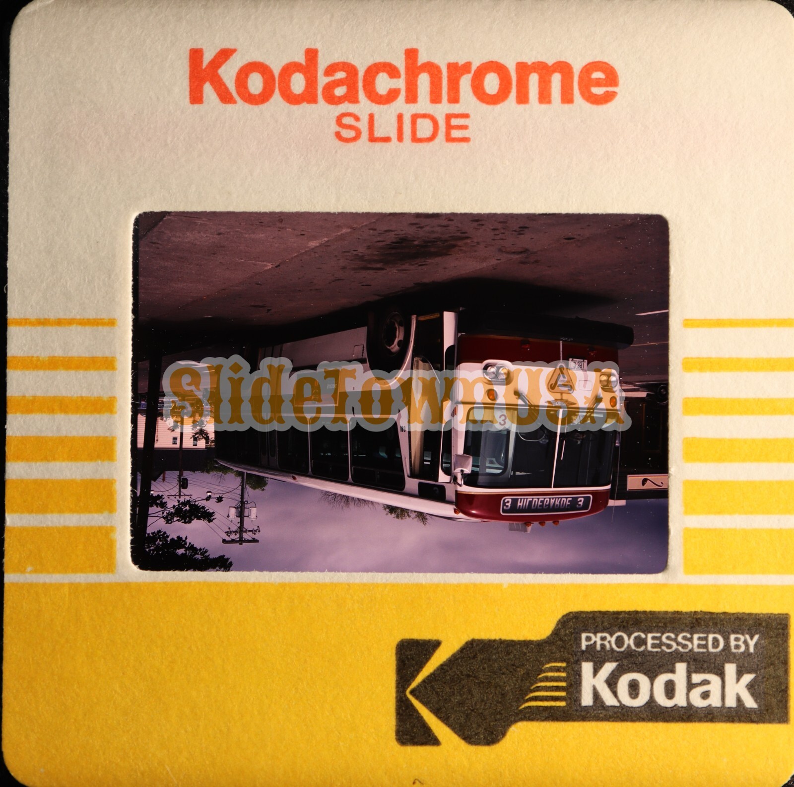 Vtg 1985 Bus Slide 103 Codiac New Brunswick Canada X4A119