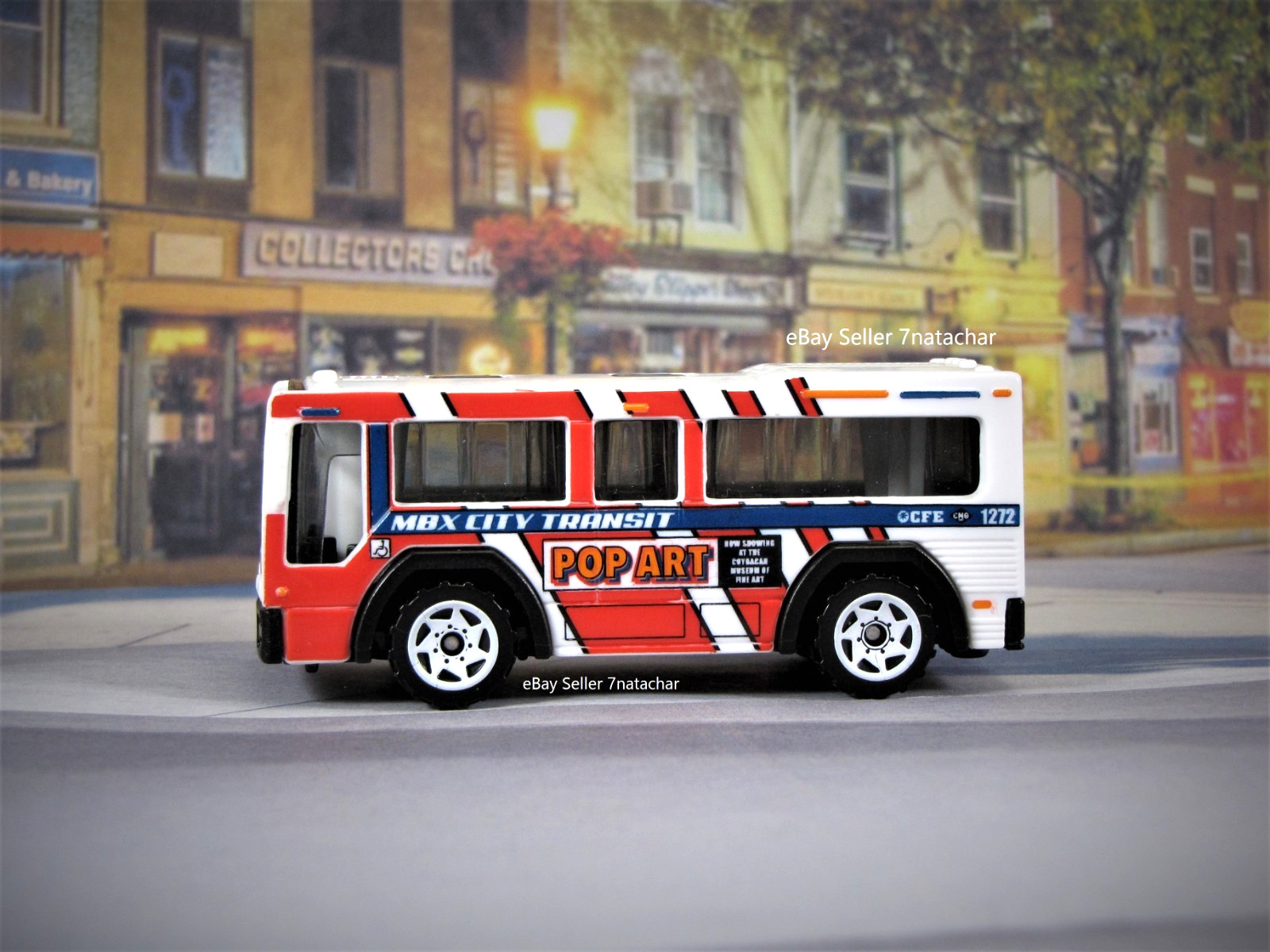City Bus Public Transport Municipality Town County Pop Art Model Urban AA