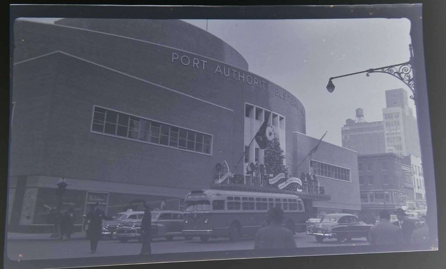 Original 1951 New Port Authority Bus Terminal New York City NYC Photo Negative
