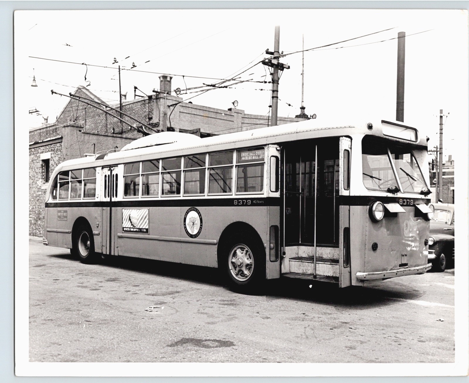 B12 Lot of 9 8×10 BUS photos Plymouth & Brockton C.R.&L. charles river BOSTON