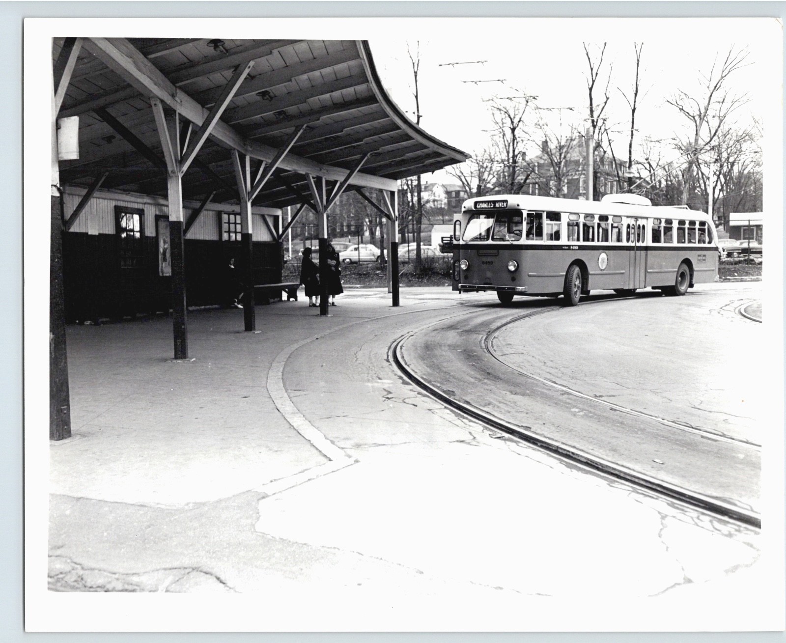 B12 Lot of 9 8×10 BUS photos Plymouth & Brockton C.R.&L. charles river BOSTON