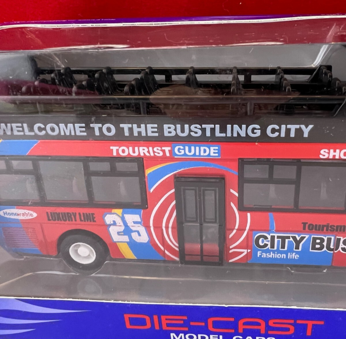 Battery Operated Double Decker Tour Bus DIE-CAST