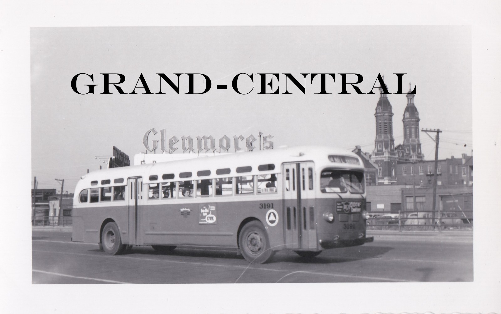 ORIGINAL 1954 ST LOUIS PUBLIC SERVICE CO BUS PHOTO #3191 ST LOUIS MISSOURI
