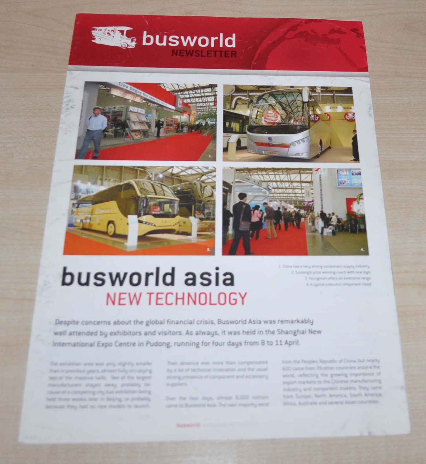 Busworld Asia 2009 Bus Brochure Prospekt