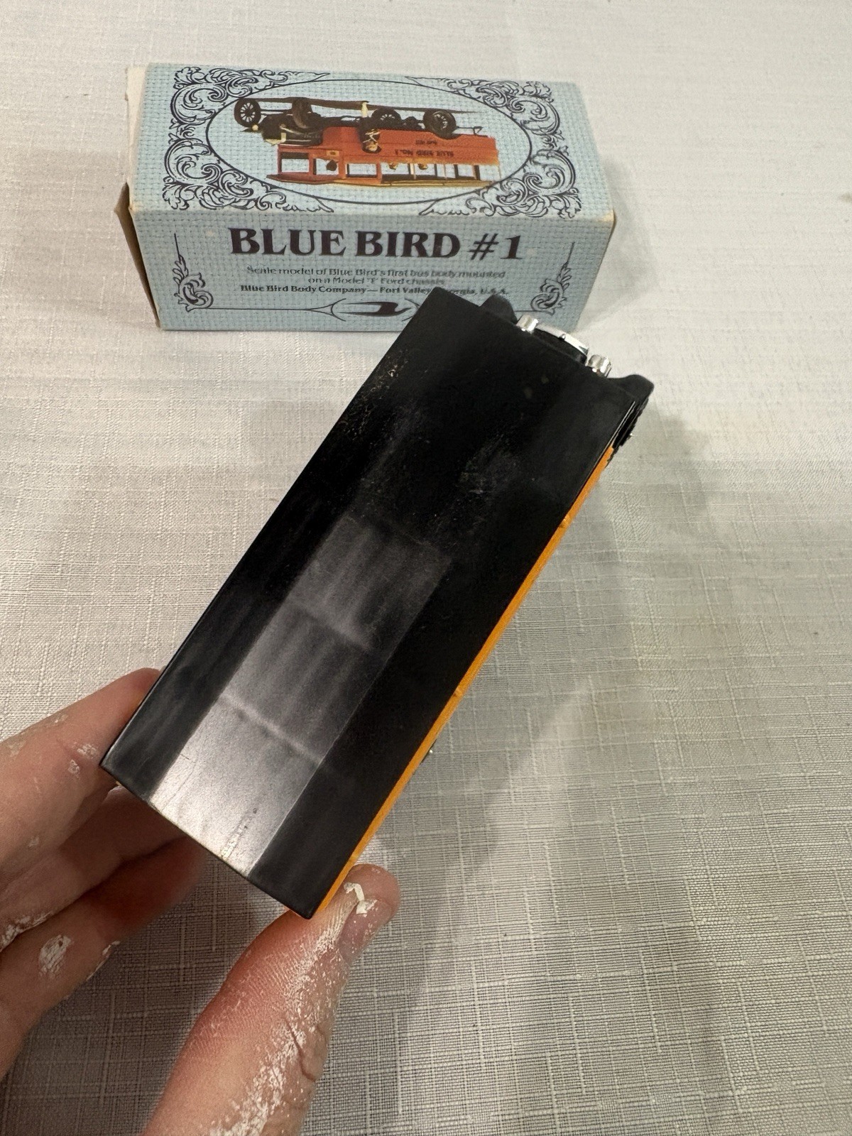 VTG Jimson 380 1927 Ford Model T Blue Bird No. 1 Plastic Scale Model School Bus