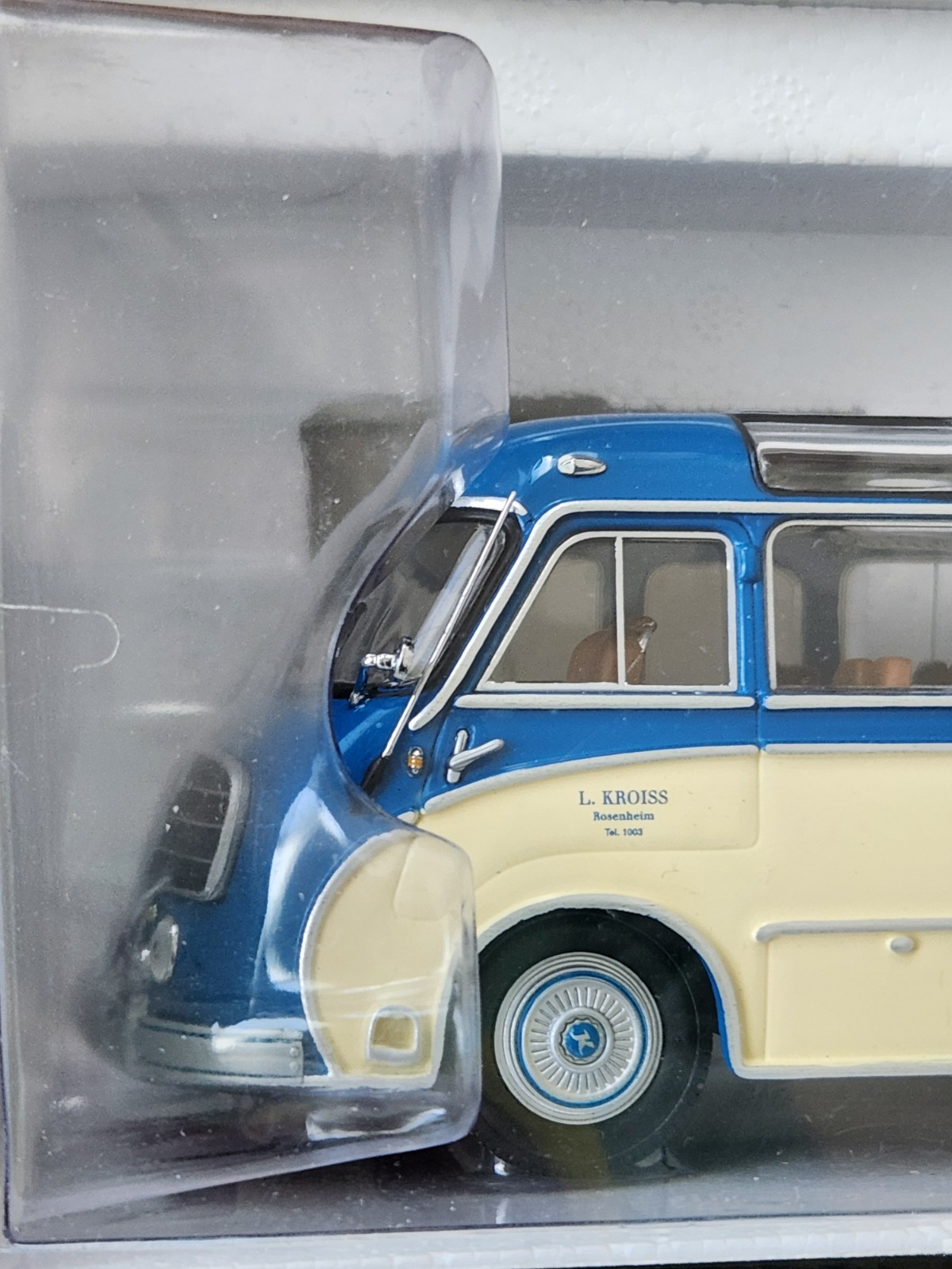 RARE! NIB 1953 BUS MODEL PAUL’S MODEL ART MINICHAMPS KROISS-REISEN #439 030082