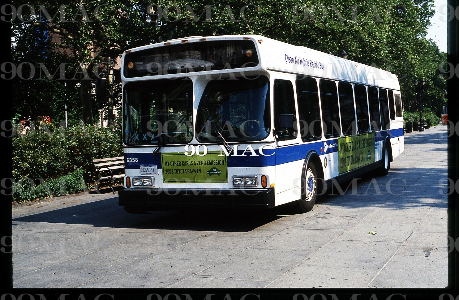 NYCMTA. ORION VI BUS #6358. New York (NY). Original Slide 2002.
