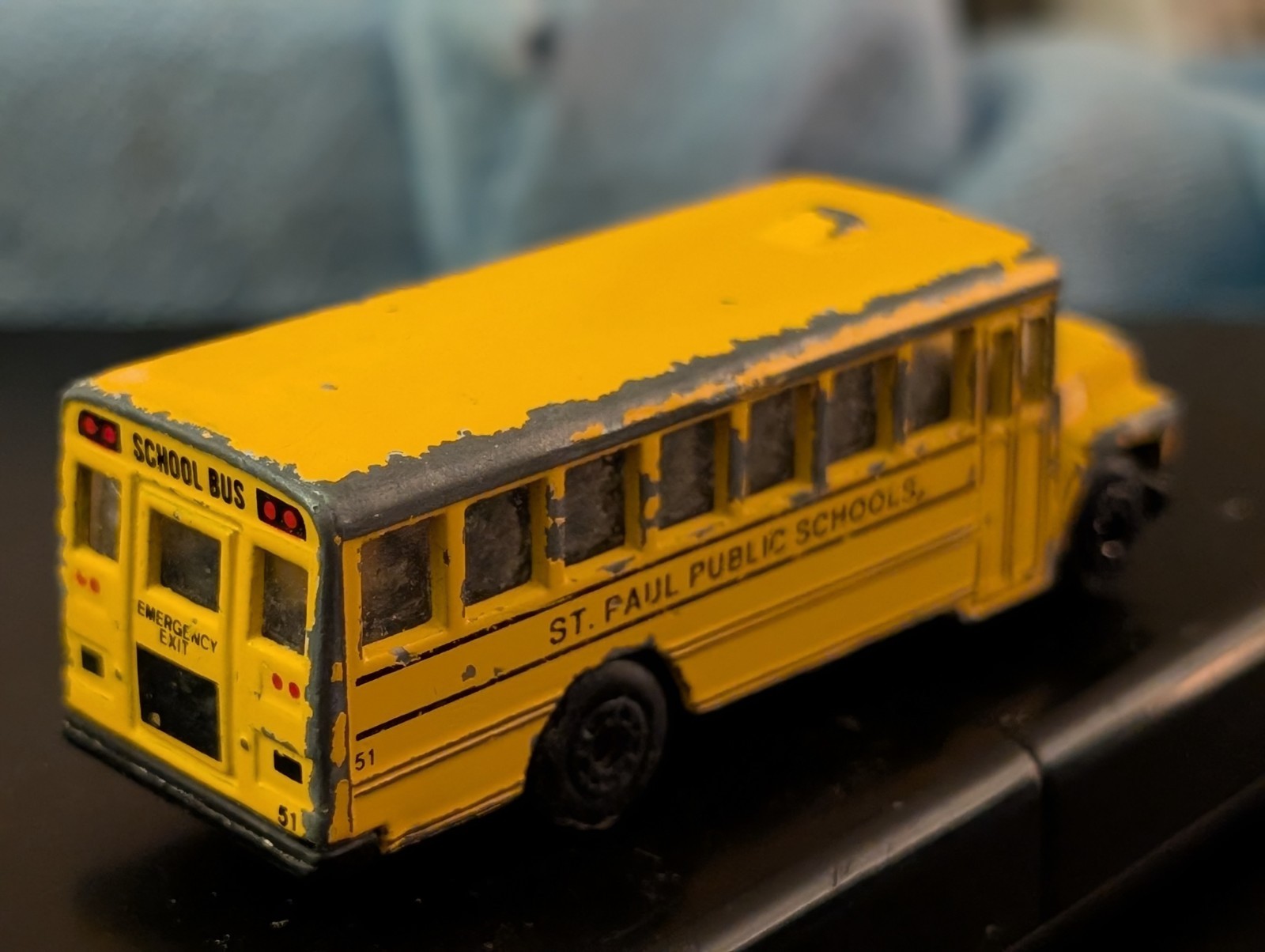 PERFECT QUALITY SAINT PAUL MN PUBLIC SCHOOL BUS LIFE-LIKE 1:95 SCALE MFG 1985