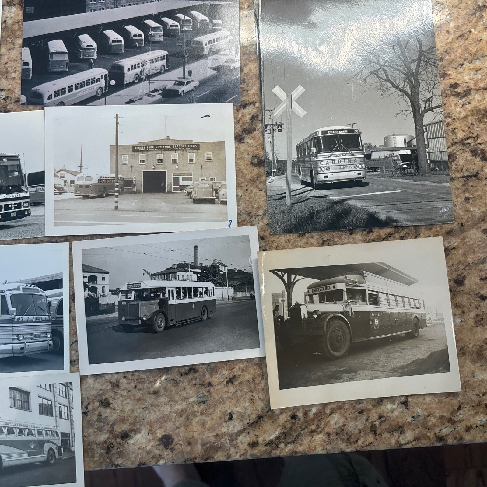 Lot Of 50 black and white bus photographers