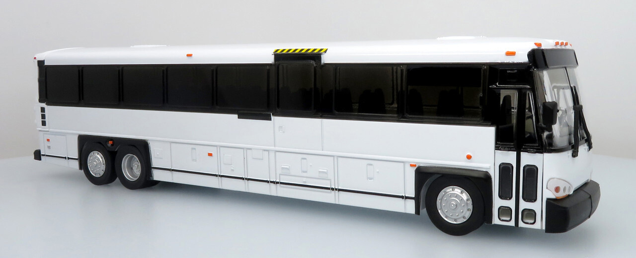 MCI D4500CT Coach Bus Blank/White 1:50 Scale Iconic Replica 50-0542 ABS Plastic