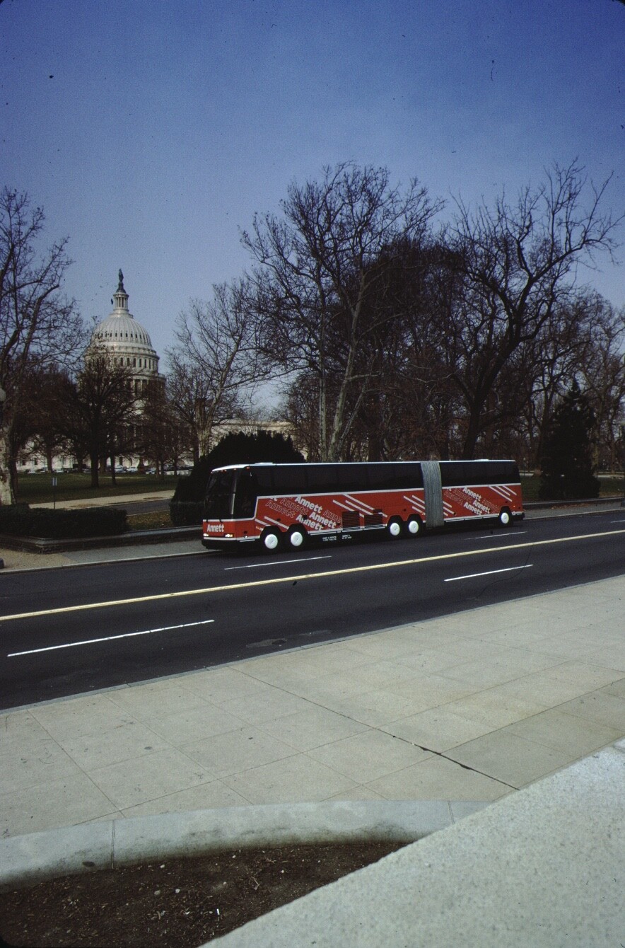 Annett Prevost Bus Kodachrome original Kodak Slide