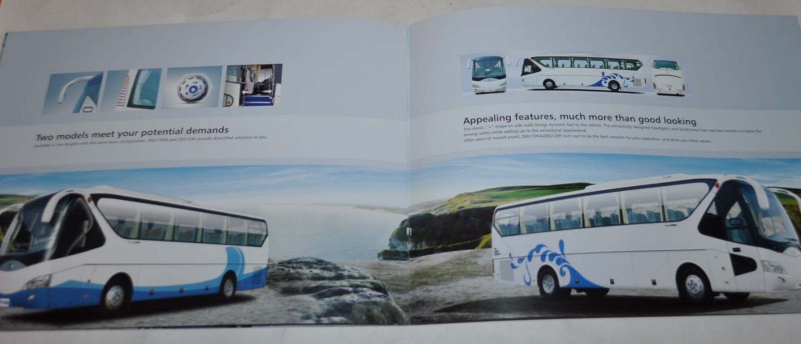 Yutong ZK6119HA Coach Bus China Brochure Prospekt