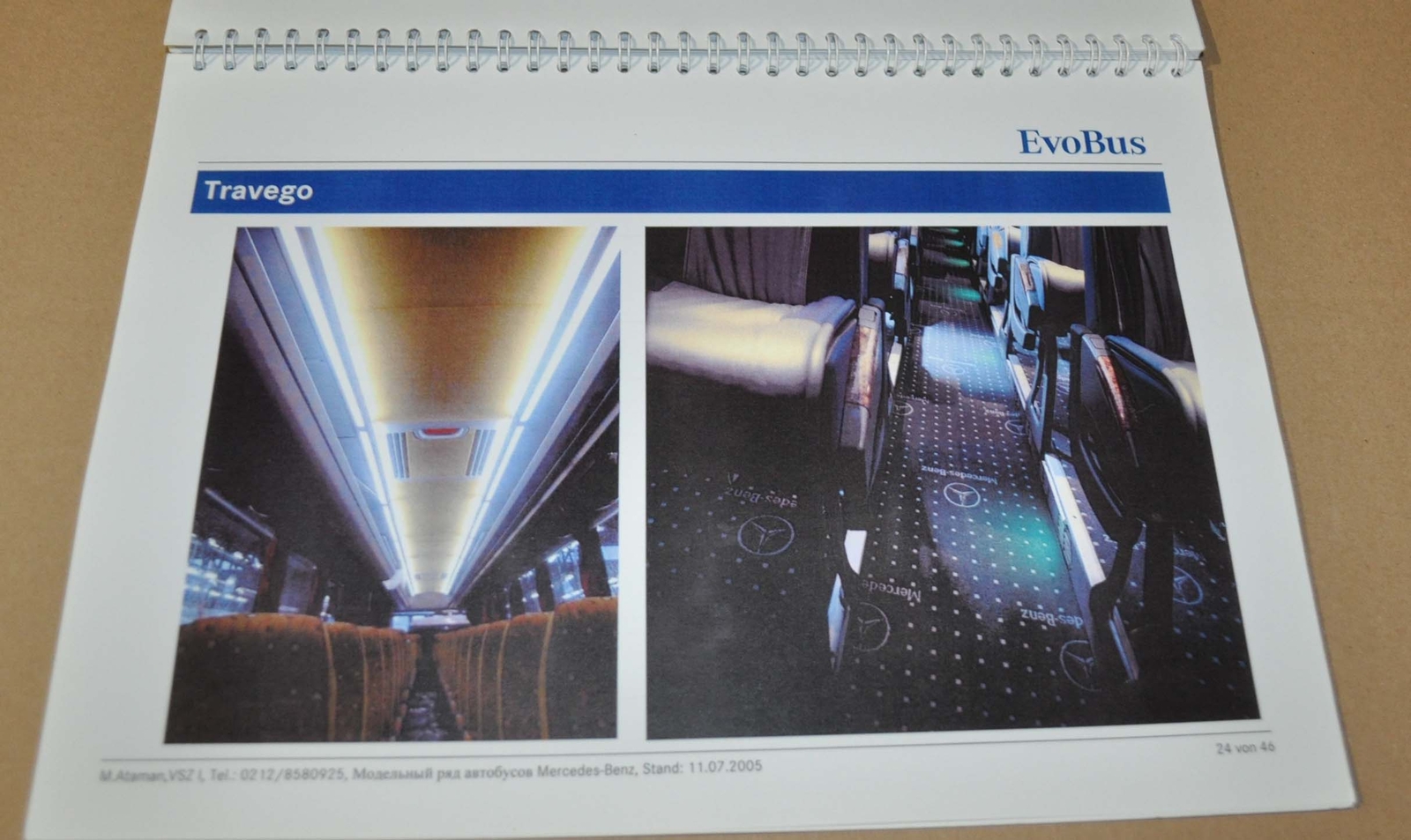 Mercedes Benz Model Range Bus Omnibus Brochure Prospekt 2005 RU