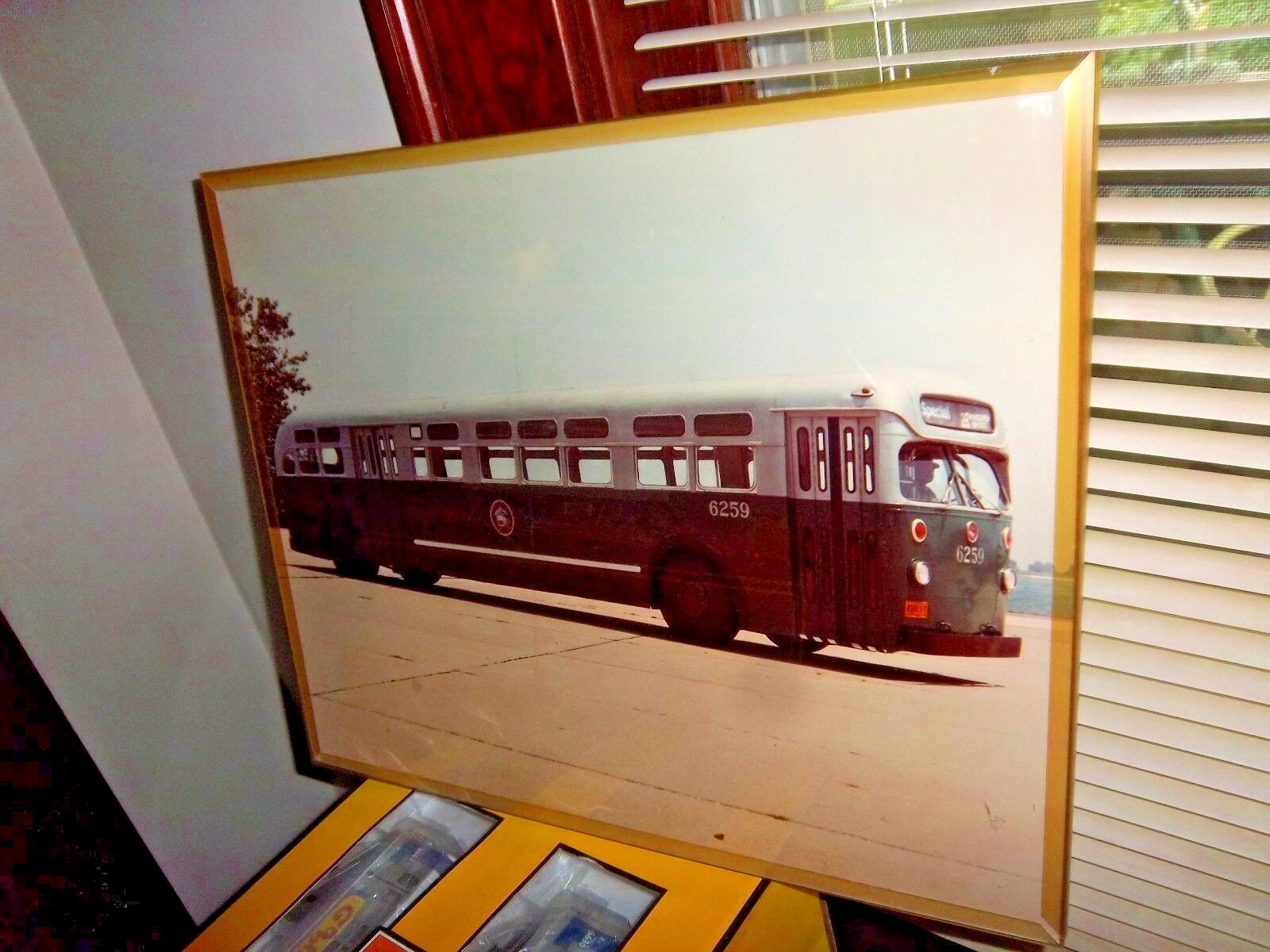 OLD ORIGINAL KODAK 20X16 NY NYC BUS 6259 SPECIAL VINTAGE NEW YORK PHOTOGRAPH NOS