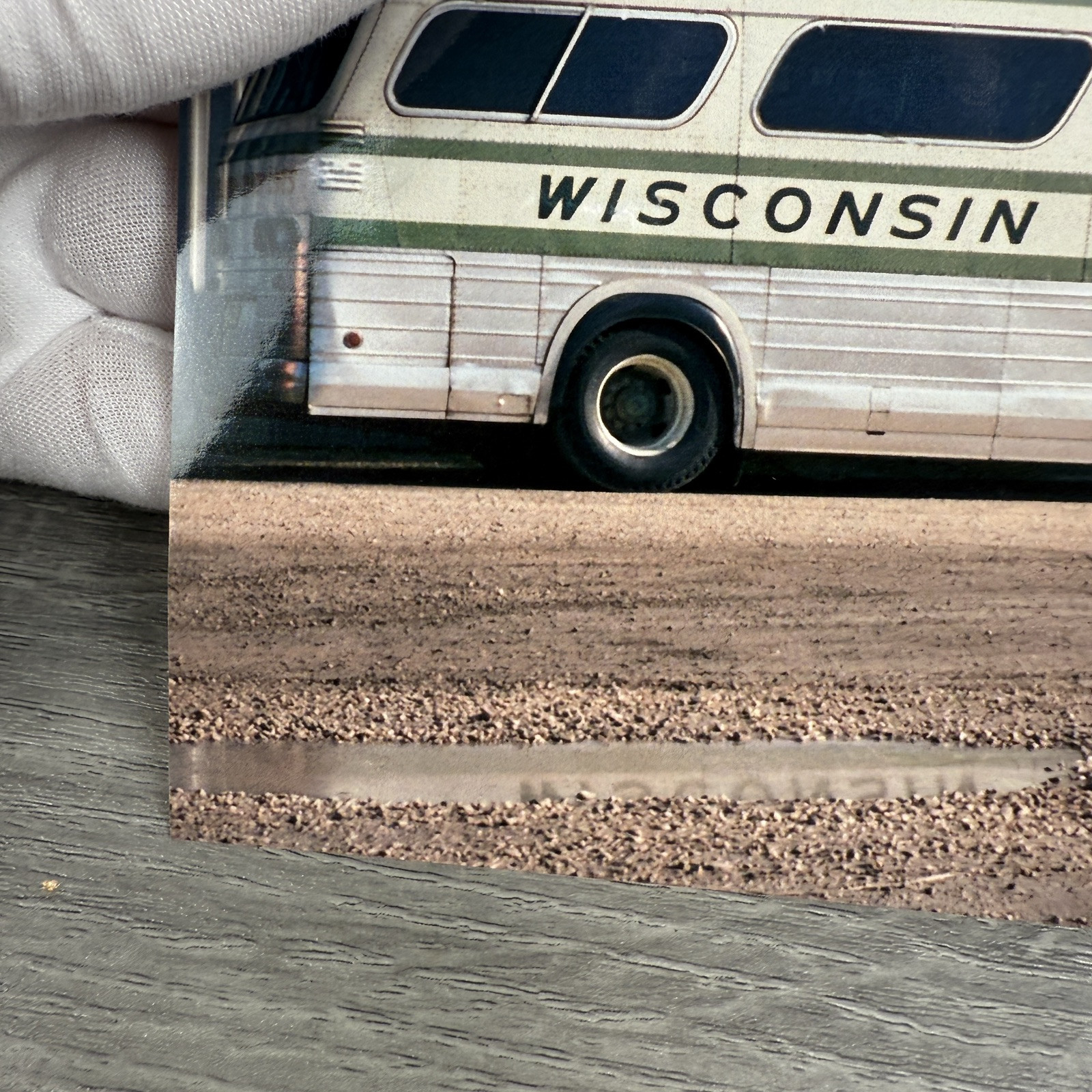Vtg 1981 Wisconsin Coach Lines Bus (GMC 1972 P8M-4905A) 5×7 Color Photo Reprint