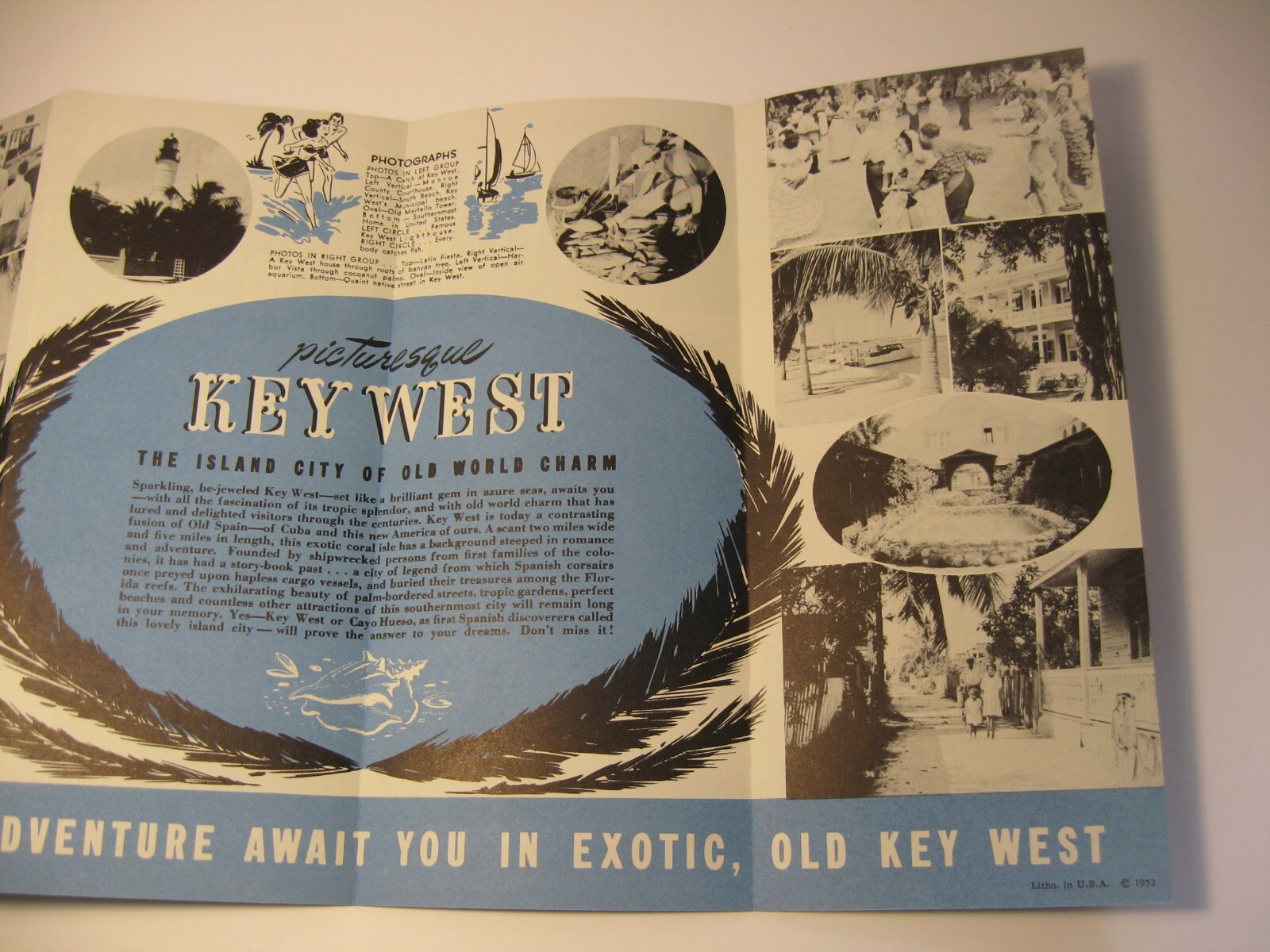 Old Key West Brochure Greyhound Florida Line