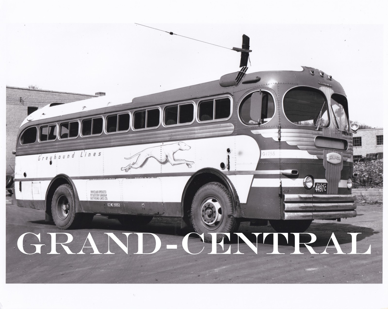 1948 GREYHOUND LINES BUS PHOTO #G1755 MCI COURIER TORONTO CANADA