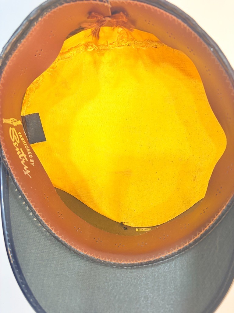 Vintage 1953 Colorado Yellow Cab Co Chauffeur Taxi Driver Hat Stratton 7 3/8