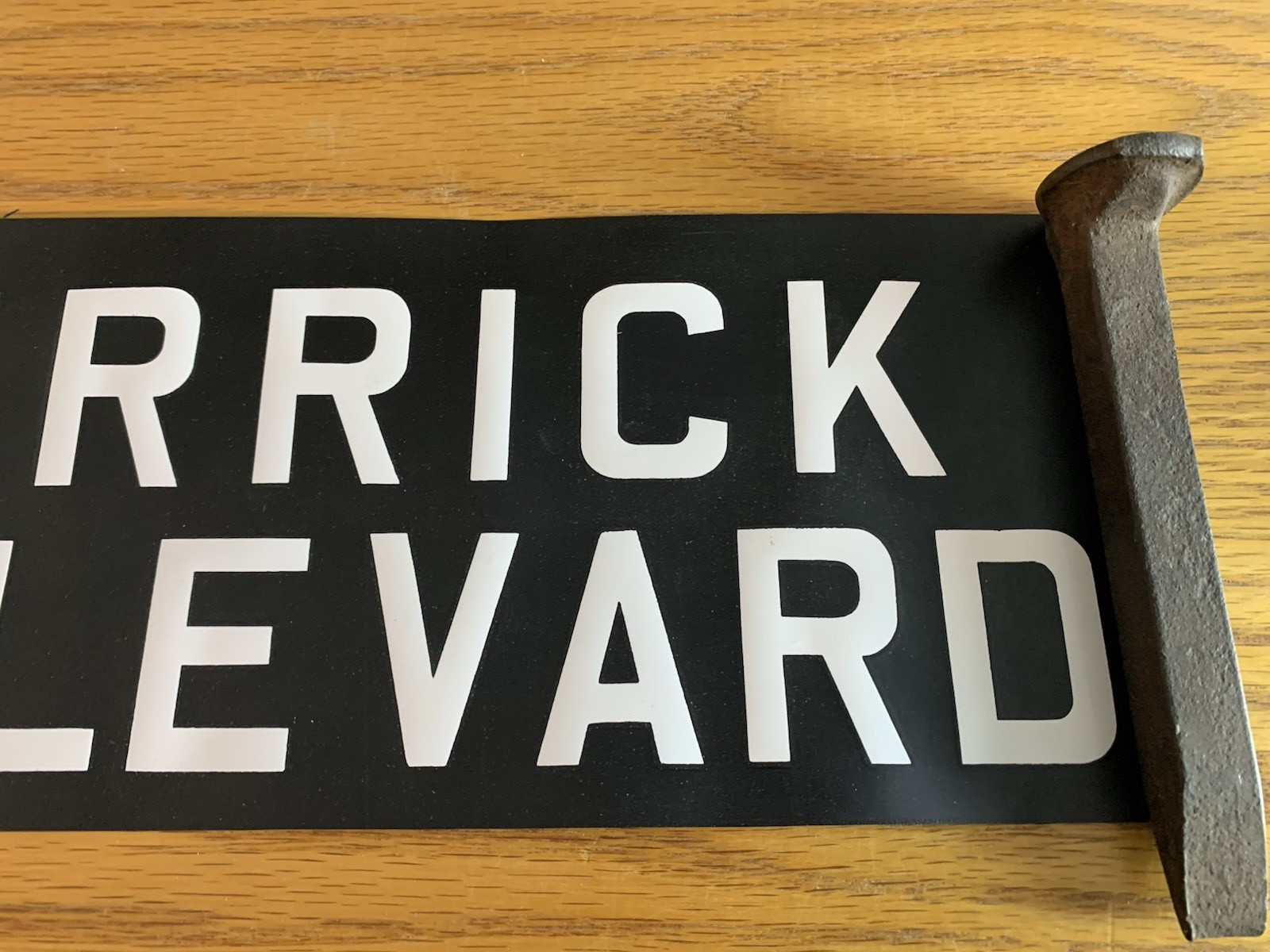 NY NYC BUS ROLL SIGN SECTION MERRICK BOULEVARD ROSEDALE GREEN ACRES MALL NASSAU