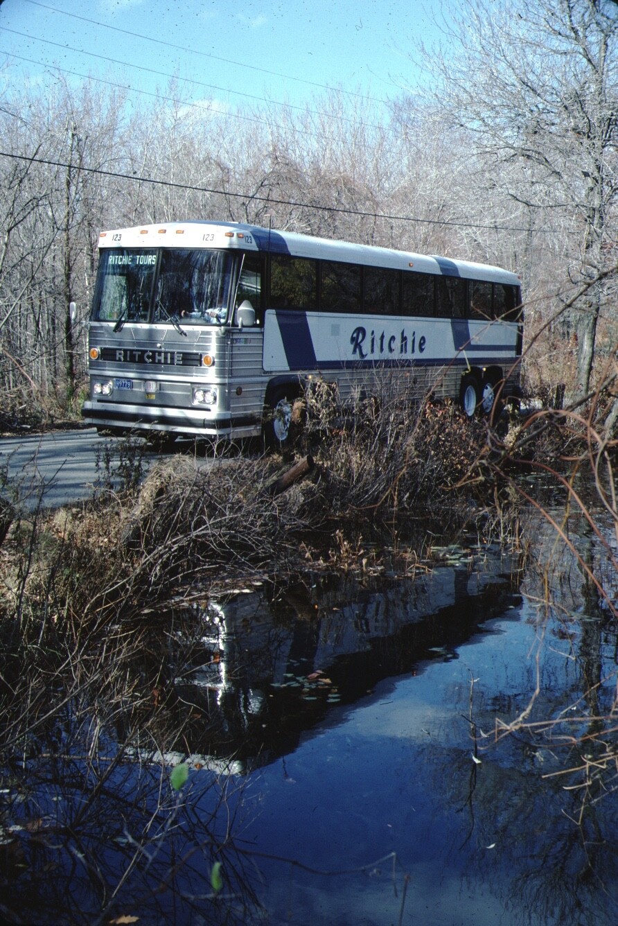 Ritchie MCI Bus Original Kodachrome Kodak slide
