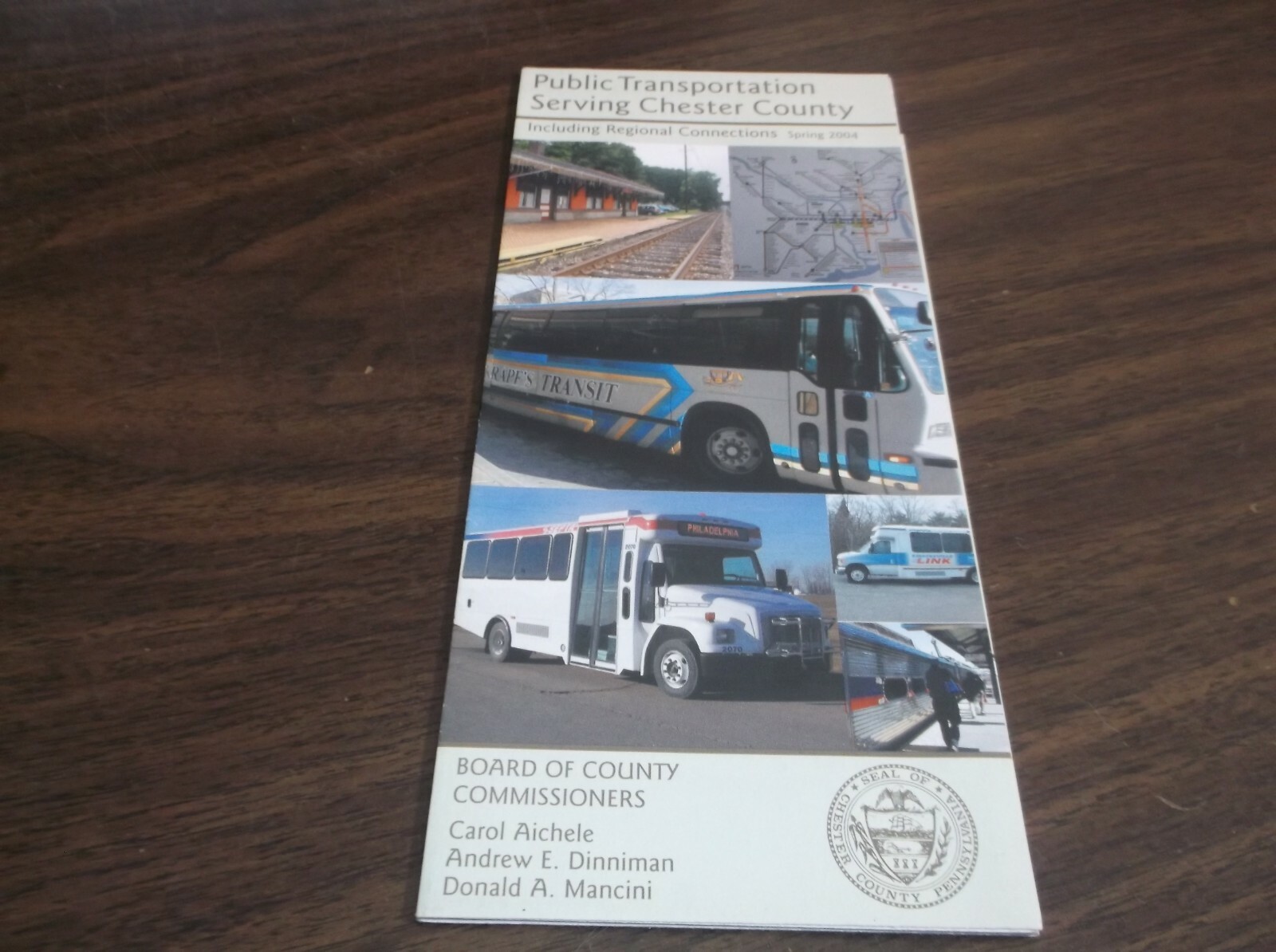 SPRING 2004 CHESTER COUNTY PENNSYLVANIA TRANSIT MAP