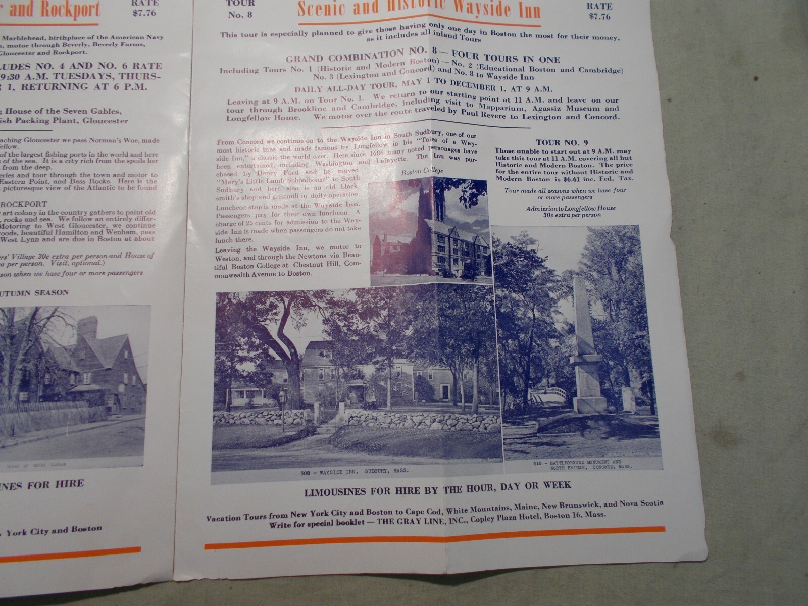 Seeing Boston The Gray Line Bus Buses Mass Transportation Massachusetts cape cod