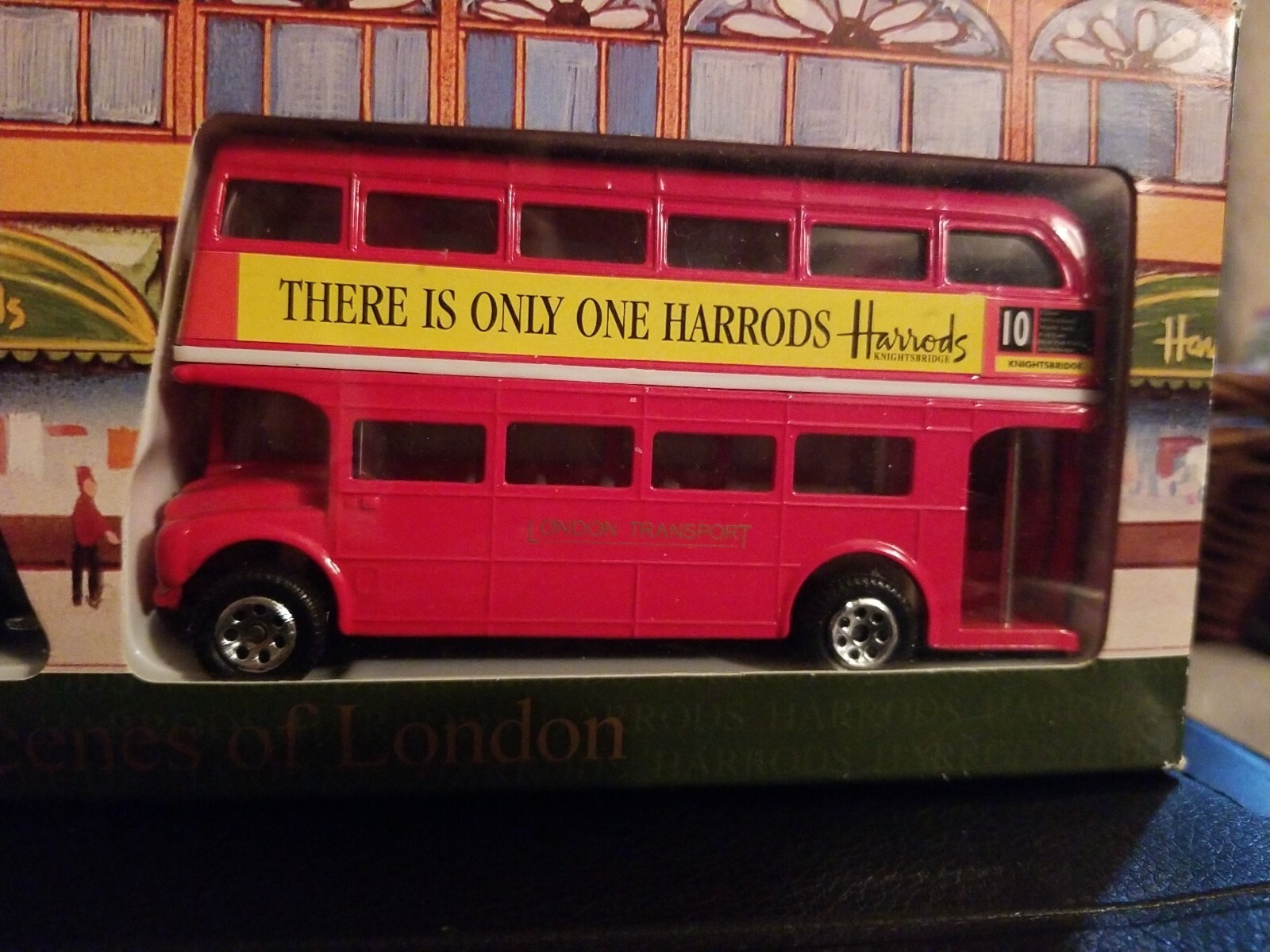 Harrods Scenes of London Black Taxi, Double Decker Bus