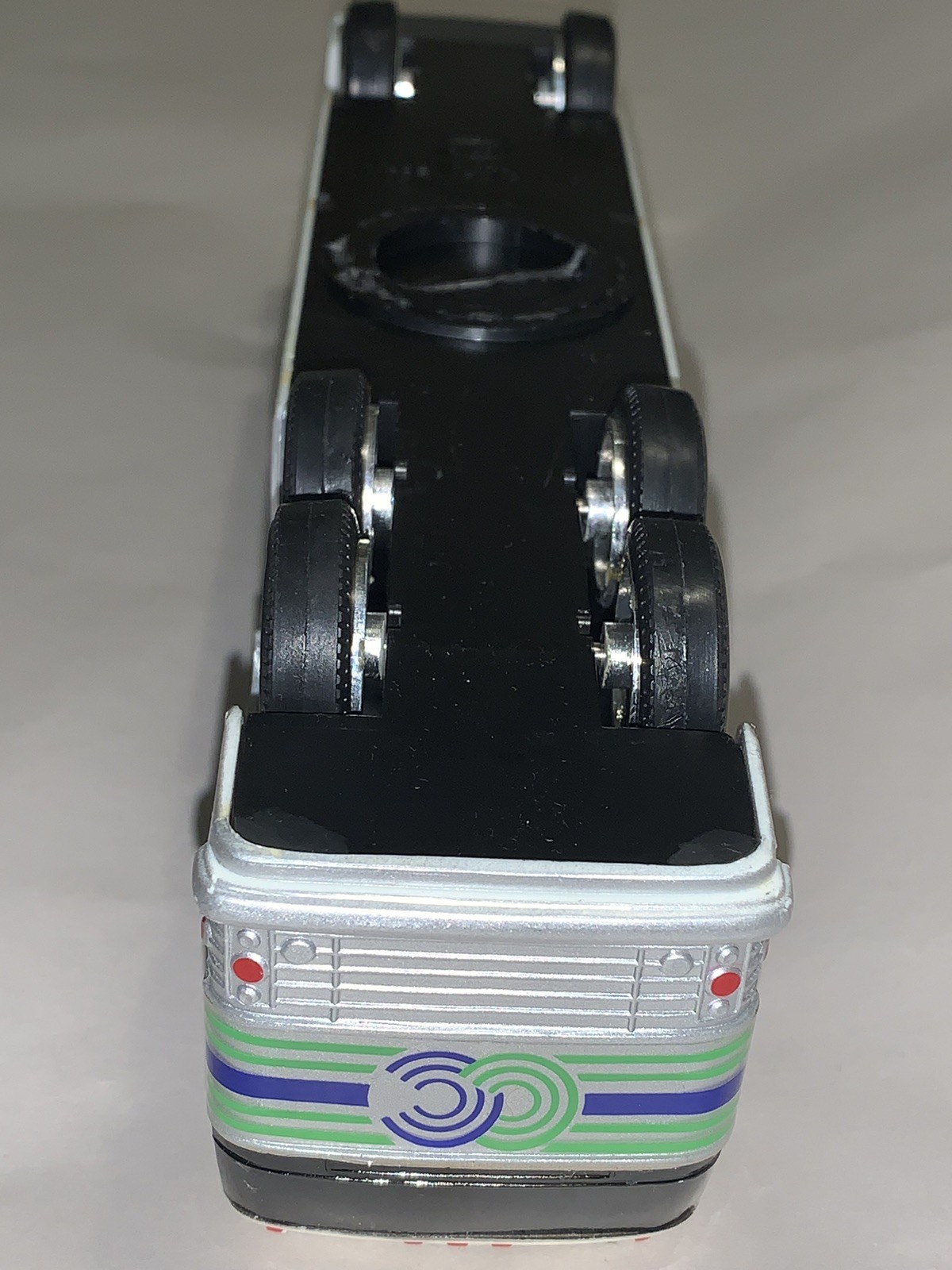 Vintage JIMSON 1:50 New Jersey Community Coach Bank Bus Hong Kong Made Toy