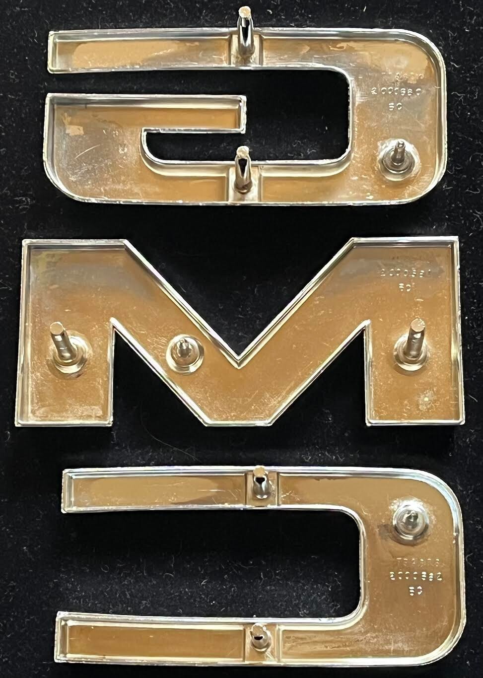 NEW OLD STOCK GMC PART BUS ORNAMENT SIGN GM EMBLEM VIA AC TRANSIT COLLECTION OEM