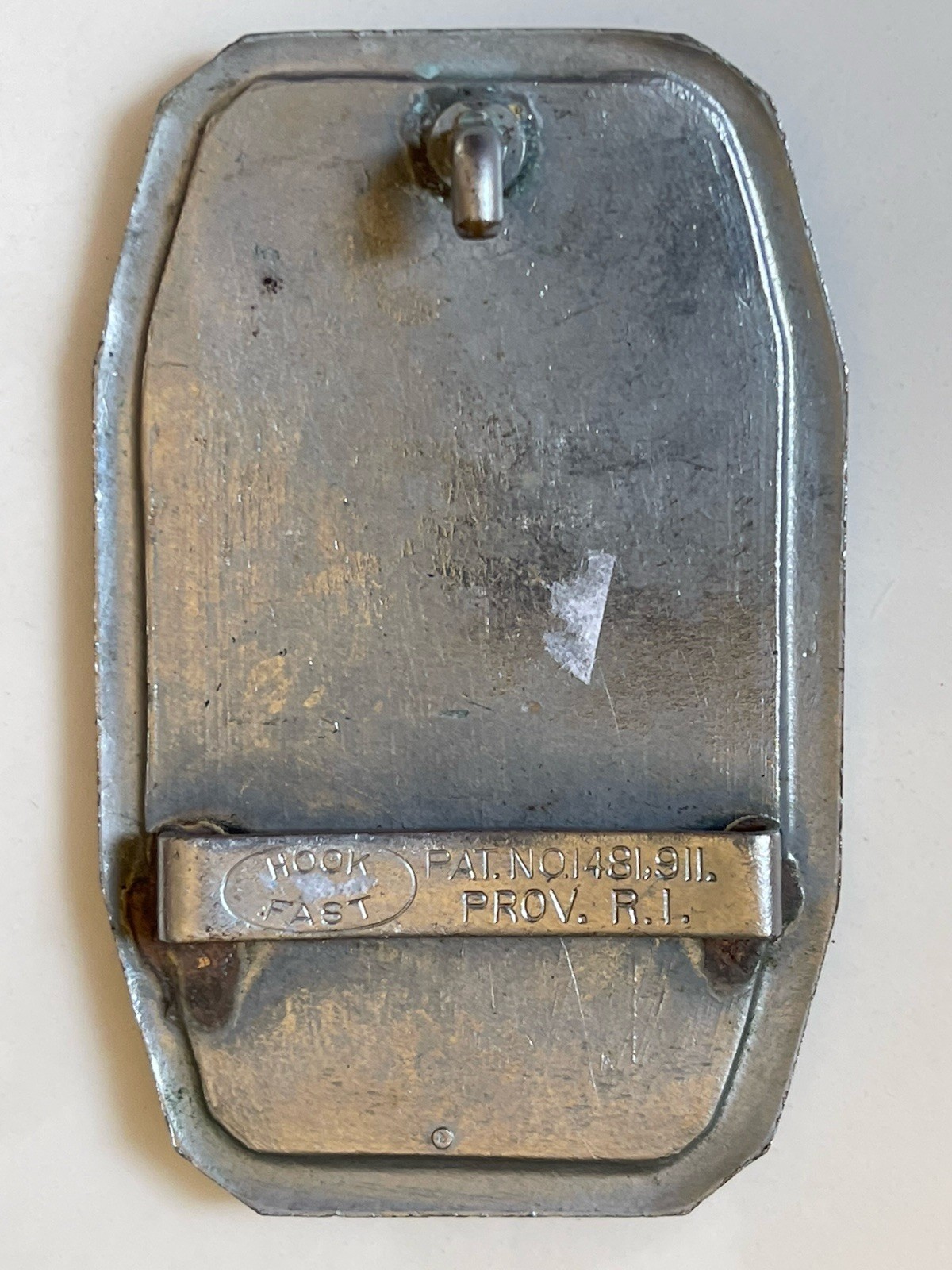 Vintage 1960s Greyhound Bus Lines Belt Buckle With Emblems Initials JEB Enamel