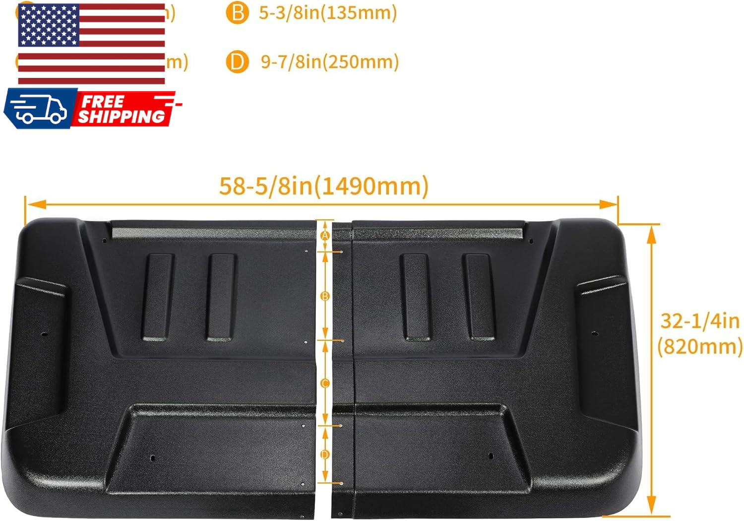 UTV Hard Roof Compatible with 09-14 Polaris Ranger 400/11-13 Ranger 500 EFI/2014