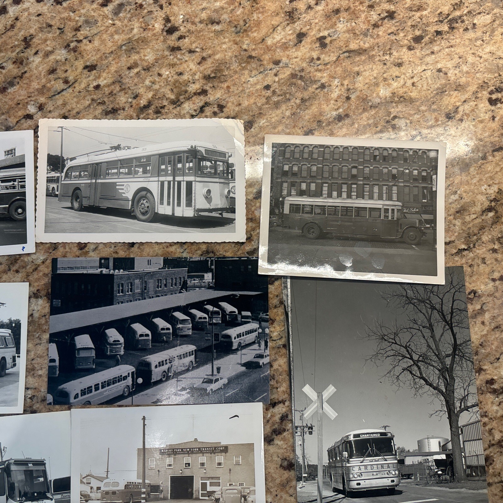 Lot Of 50 black and white bus photographers
