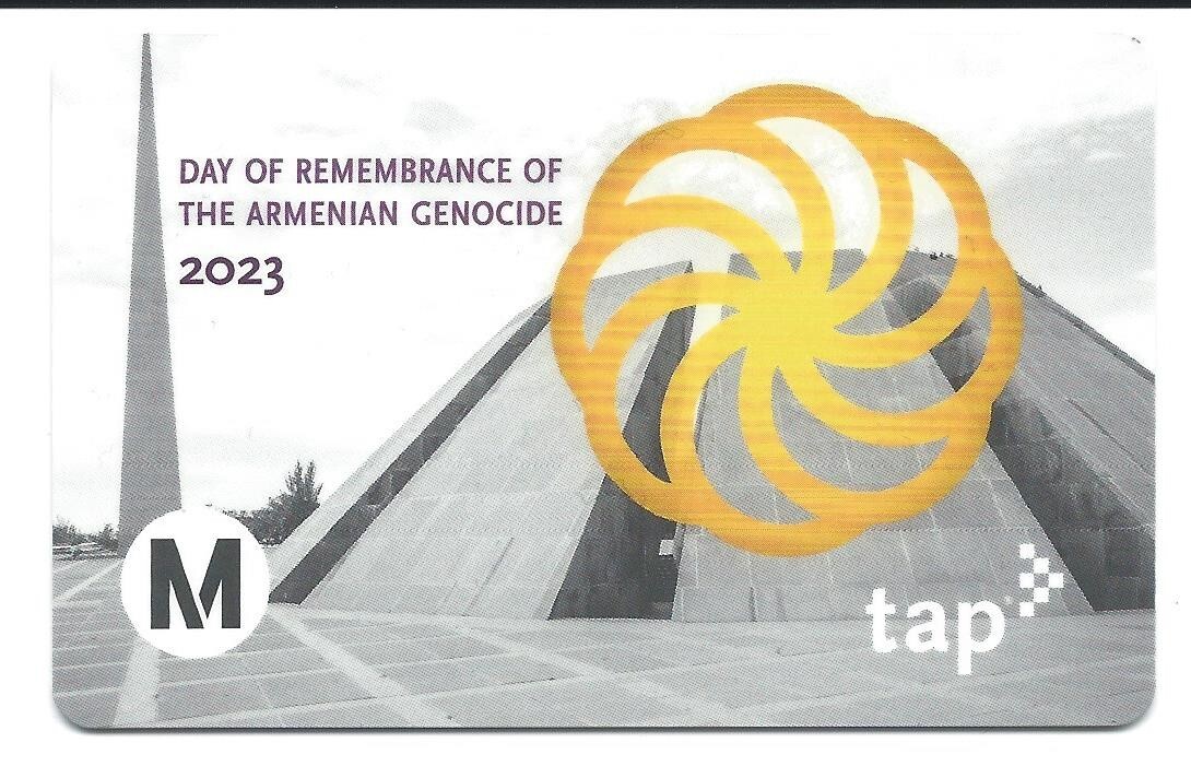 NEW Active Armenian 2023 Los Angeles Metro LA TAP Fare Card Bus Rail Subway