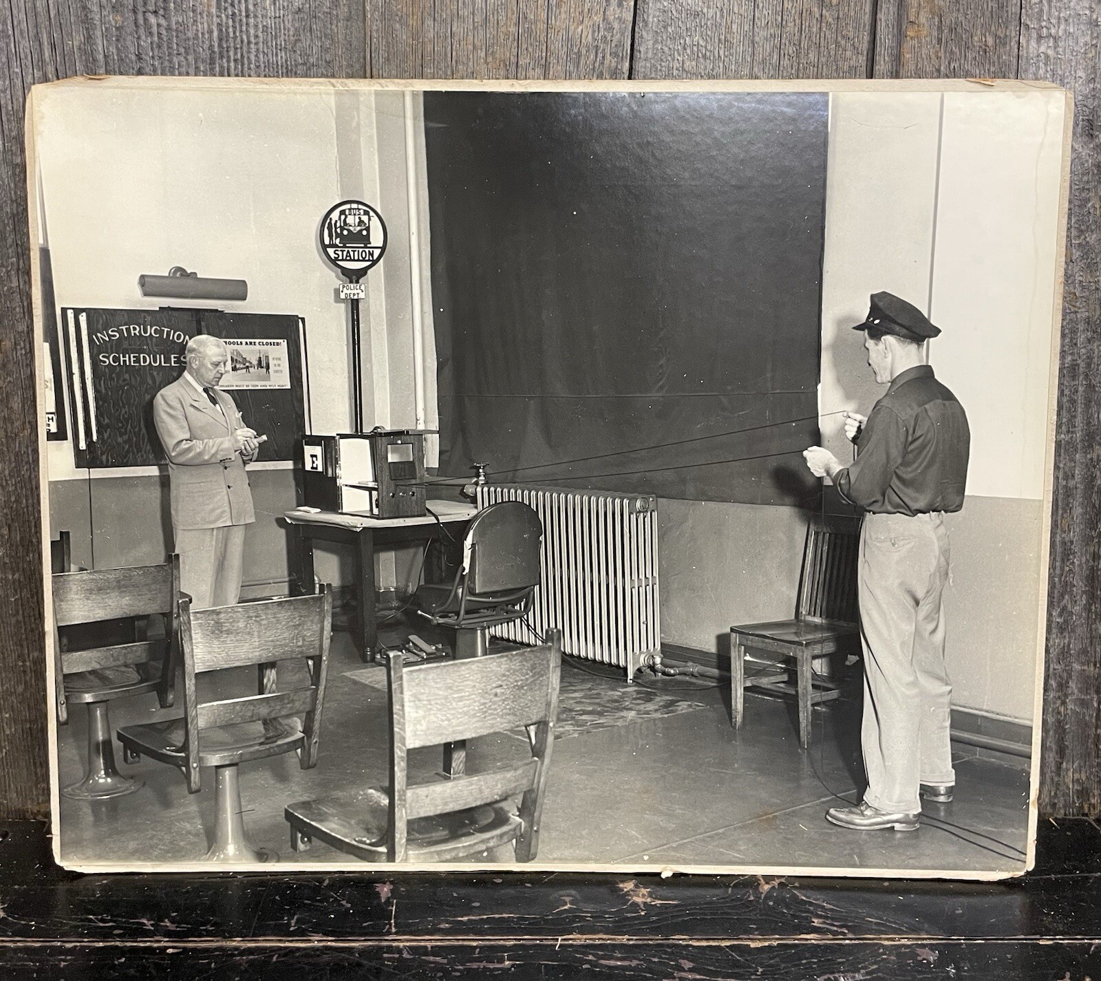 Vintage 1940s New Jersey Bus Driver Training School Promo Large Scale Photo 2/13