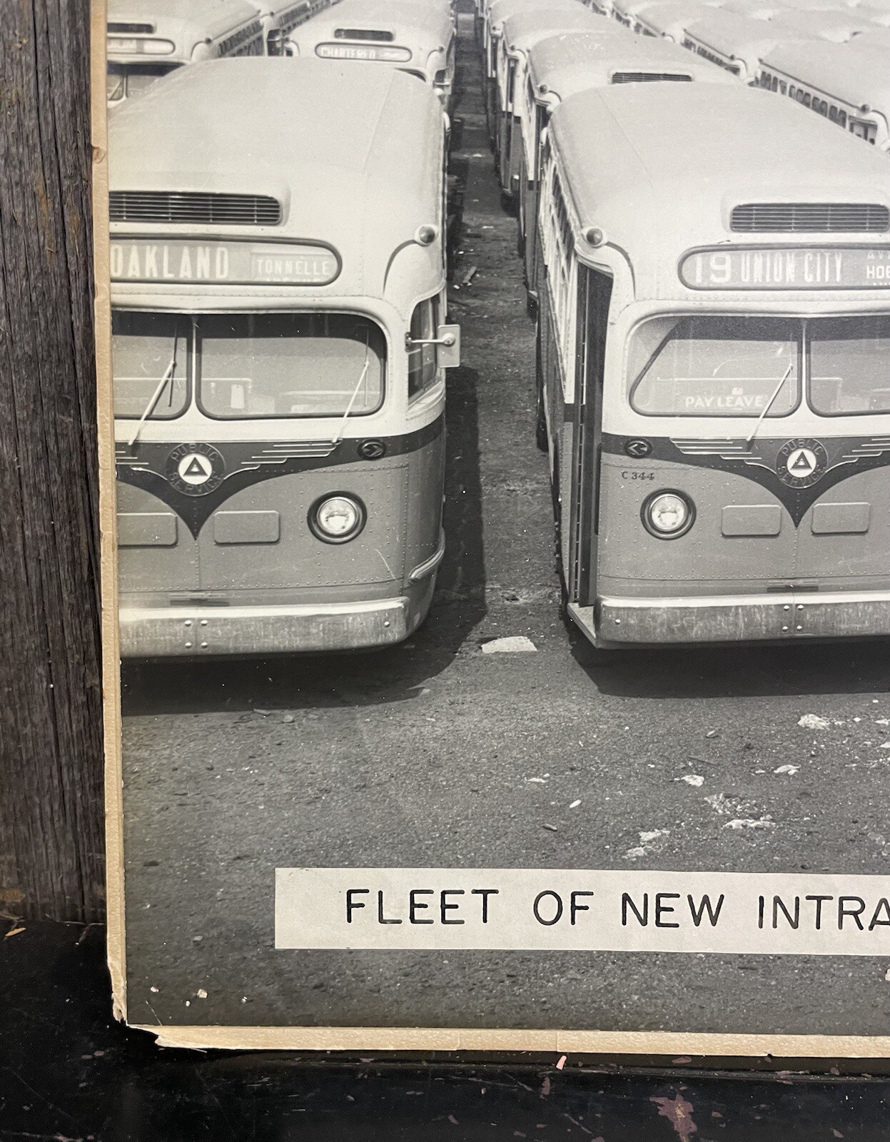 Vintage 1940s New Jersey Bus Driver Training School Promo Large Scale Photo 9/13