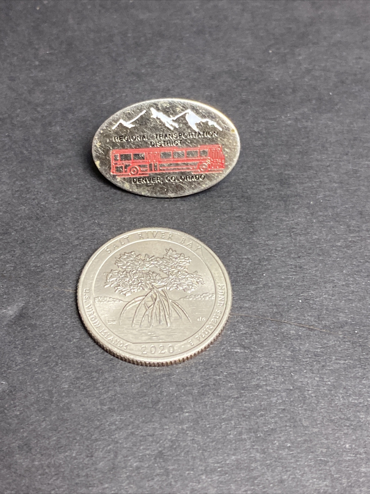RTD Pin Lot-9 Dever Colorado Ata. (2 Lapel 10k Gold) Transportation History